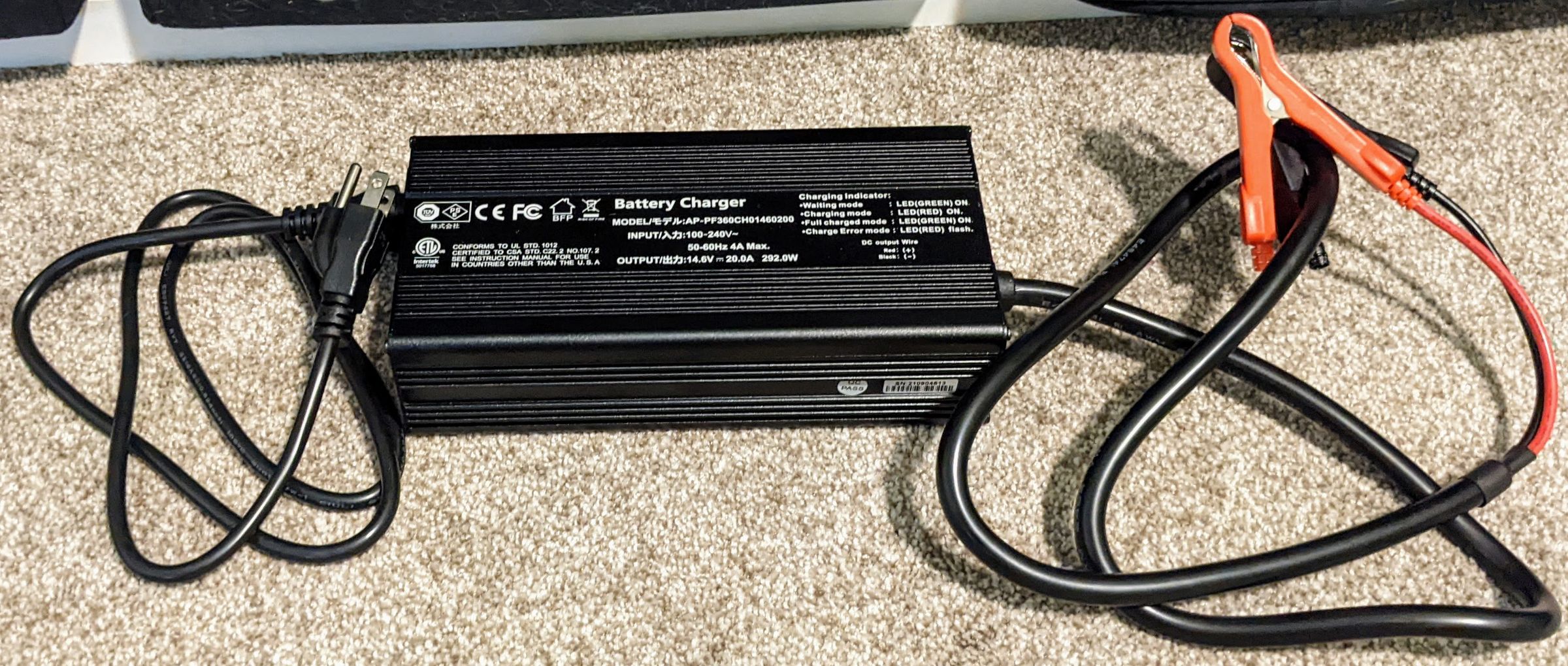 Battery backup for fridge